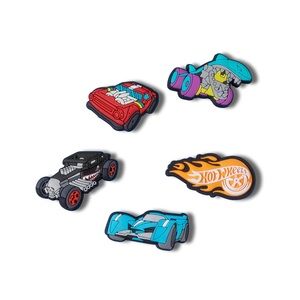 NWT CROCS Jibbitz Hot Wheels 5 Pack Charms Set